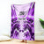 Personalized Kentucky Horse Racing Blanket Happy 150th Anniversary Purple Style