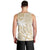 Custom Indo Fijians Men Tank Top Fiji ke Hindustani Polyneisan Paisley Beige Style - Wonder Print Shop