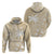 Custom Indo Fijians Zip Hoodie Fiji ke Hindustani Polyneisan Paisley Beige Style - Wonder Print Shop