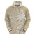 Custom Indo Fijians Zip Hoodie Fiji ke Hindustani Polyneisan Paisley Beige Style - Wonder Print Shop