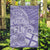 Custom Indo Fijians Garden Flag Fiji ke Hindustani Polyneisan Paisley Purple Style - Wonder Print Shop