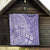 Custom Indo Fijians Quilt Fiji ke Hindustani Polyneisan Paisley Purple Style