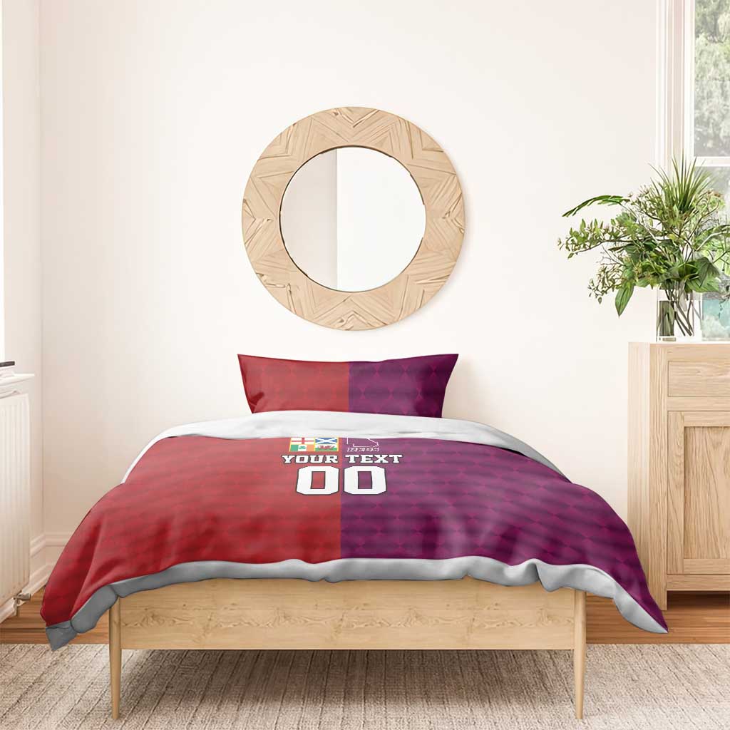 Custom British Lions Australia Queensland Bedding Set Sporty Style