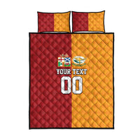 Custom British Lions Australia Wallabies Quilt Bed Set Sporty Style