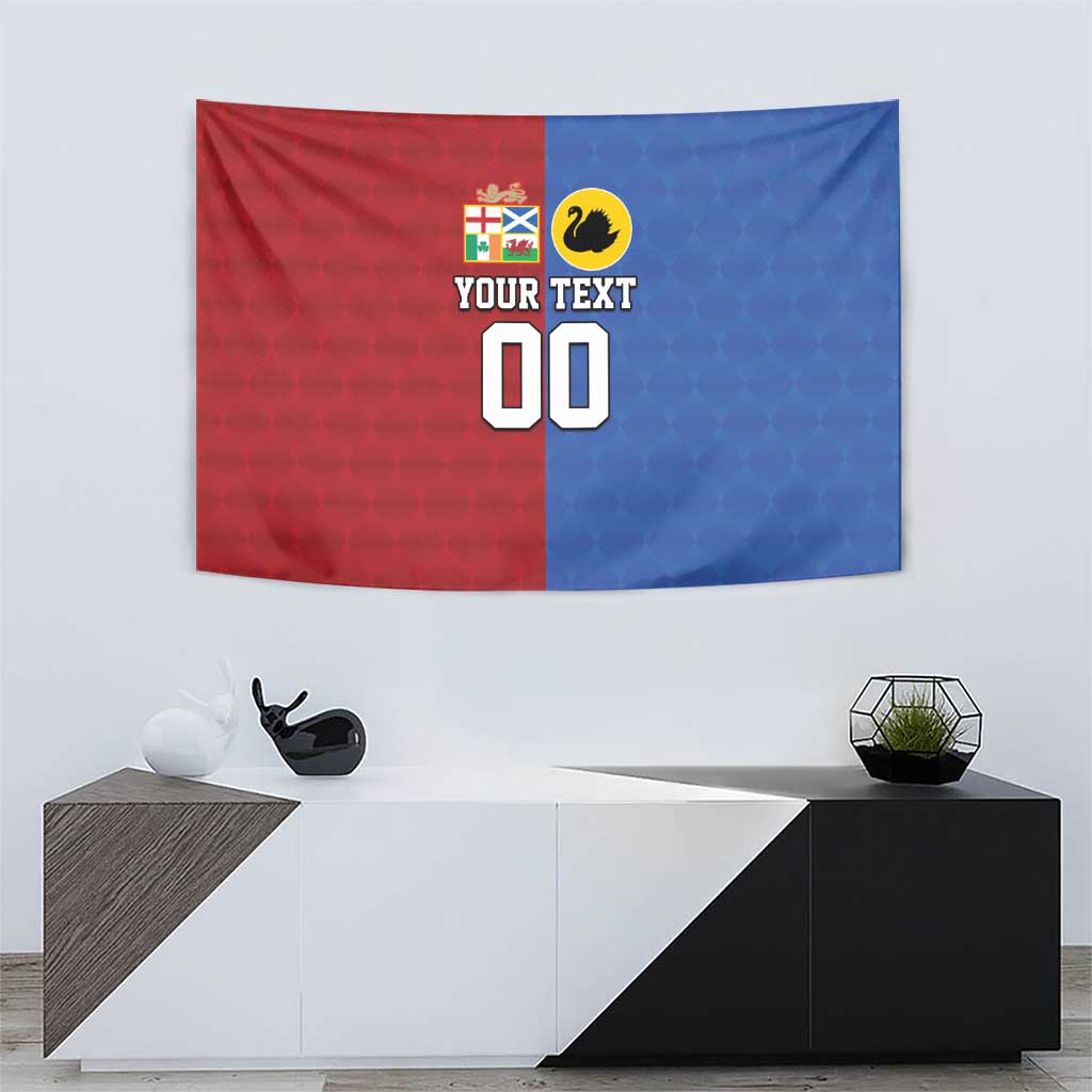 Custom British Lions Australia Western Force Tapestry Sporty Style