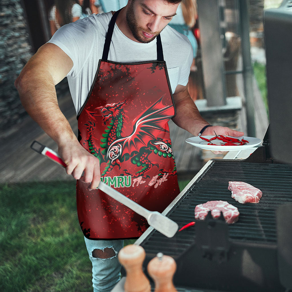 Wales Rugby National Heritage Apron Red Dragon Inspired Edition