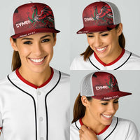 Wales Rugby National Heritage Personalized Baseball Net Cap Red Dragon Inspired Edition
