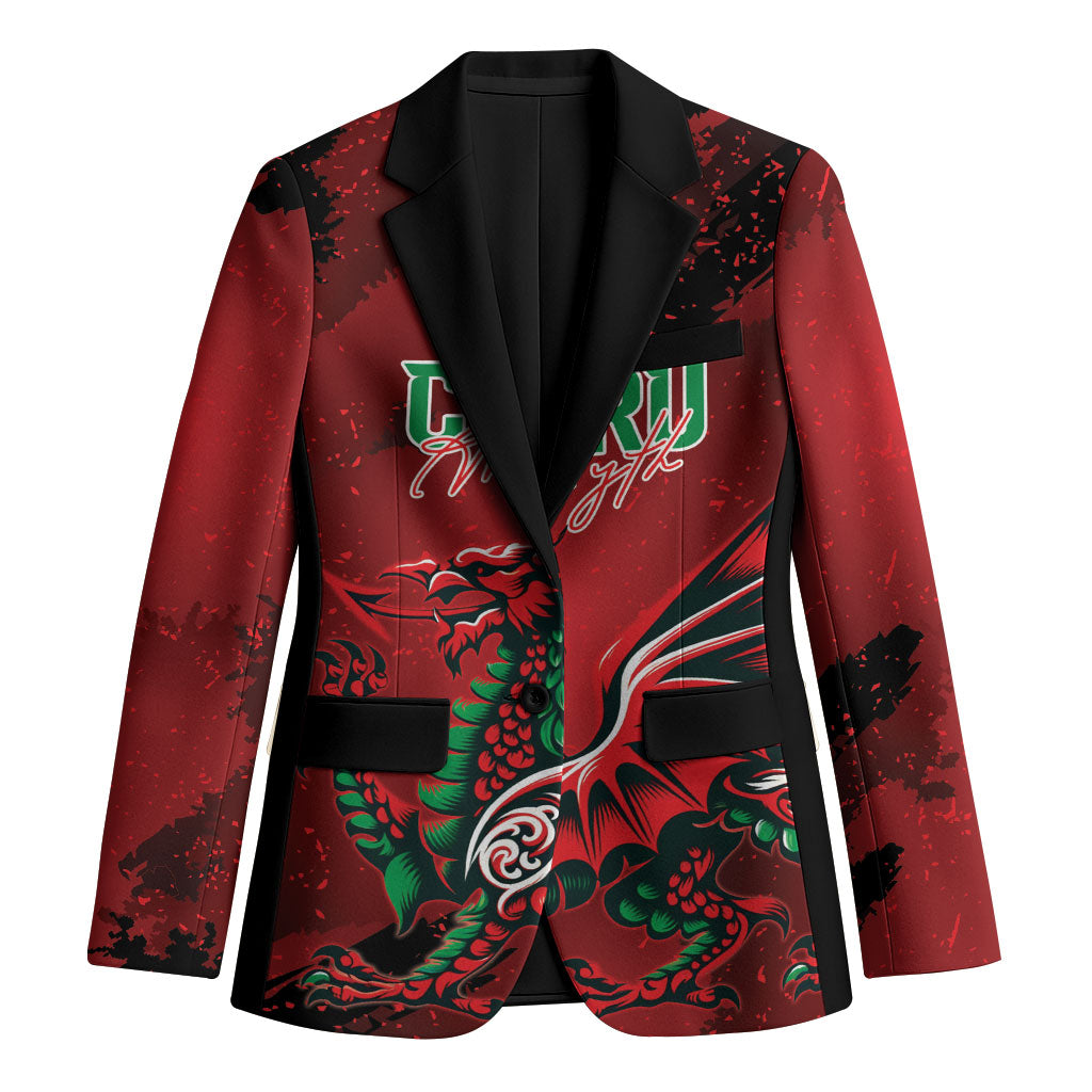 Wales Rugby National Heritage Custom Blazer Red Dragon Inspired Edition