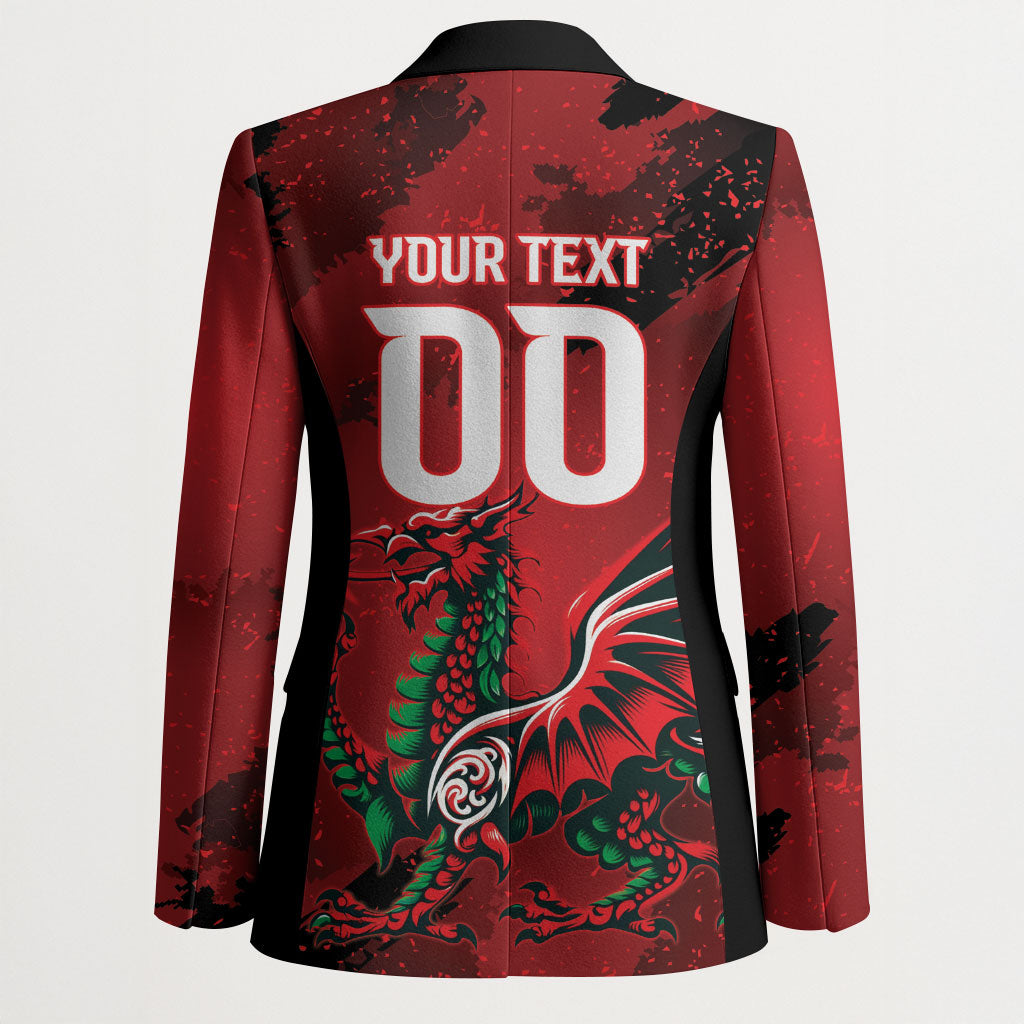 Wales Rugby National Heritage Custom Blazer Red Dragon Inspired Edition