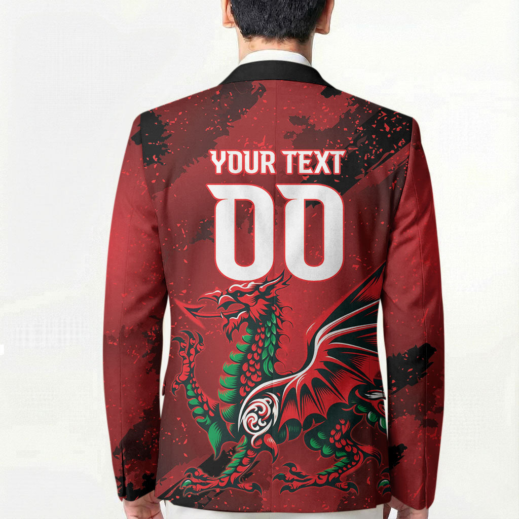 Wales Rugby National Heritage Custom Blazer Red Dragon Inspired Edition