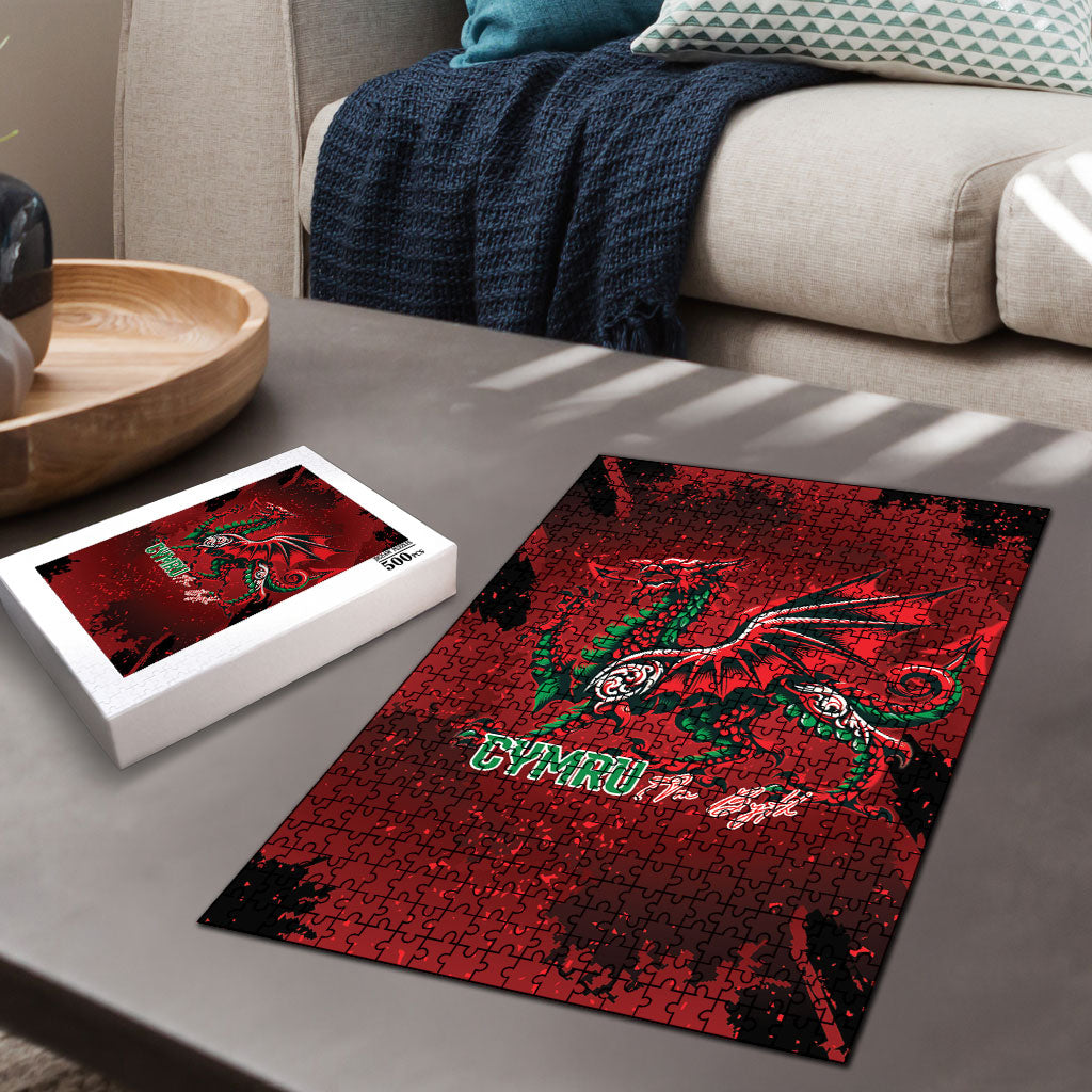 Wales Rugby National Heritage Puzzle Red Dragon Inspired Edition