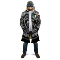 Italy Rugby Concept Custom Cloak Black and White Mandala Inspired