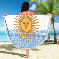 Argentina Rugby National Heritage Custom Beach Blanket Gaucho Inspired