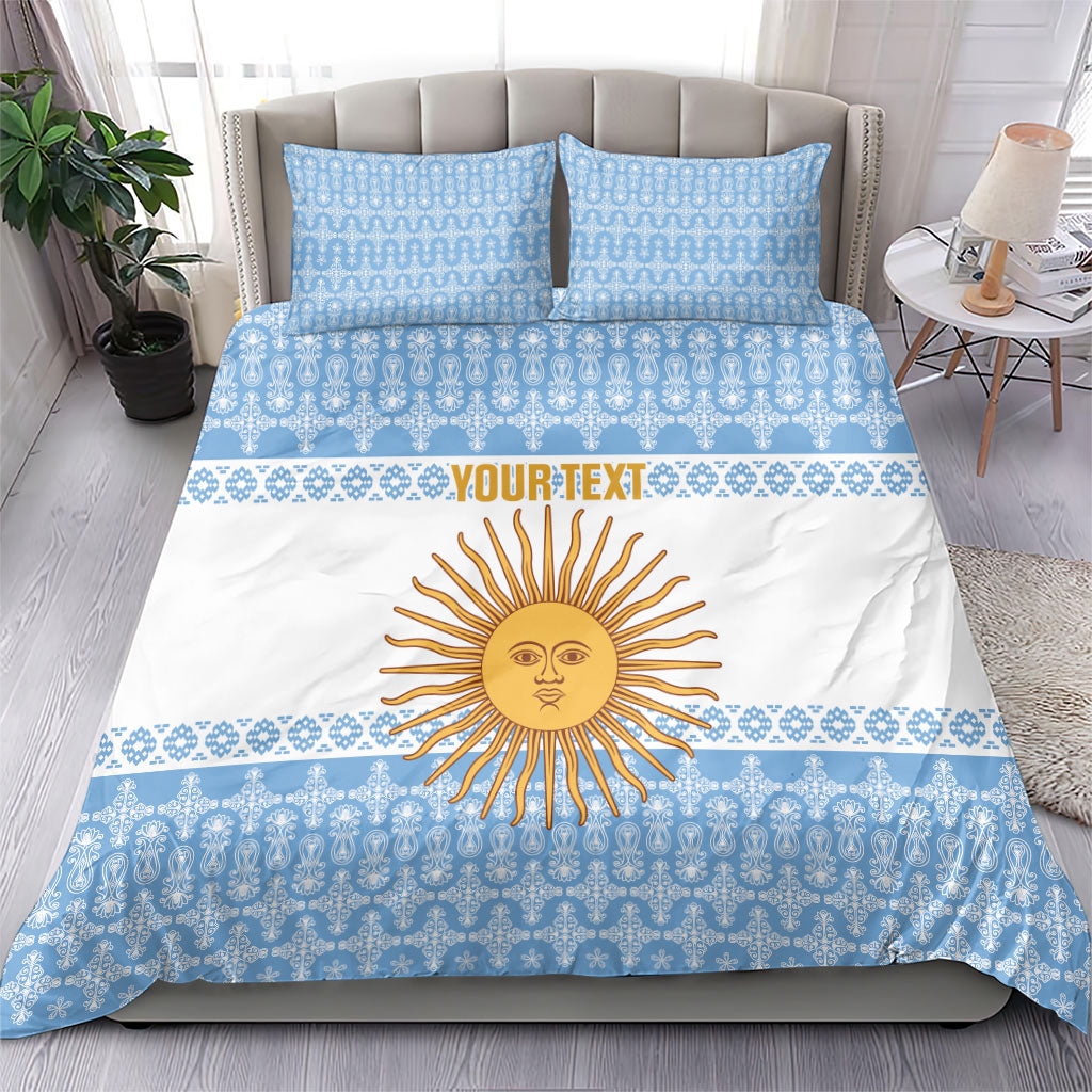 Argentina Rugby National Heritage Custom Bedding Set Gaucho Inspired