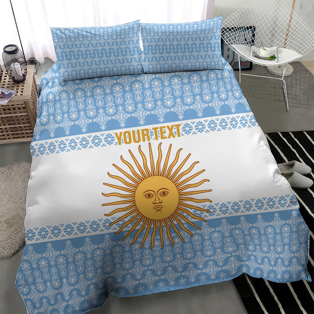 Argentina Rugby National Heritage Custom Bedding Set Gaucho Inspired