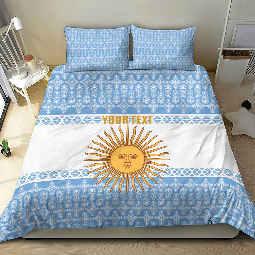 Argentina Rugby National Heritage Custom Bedding Set Gaucho Inspired