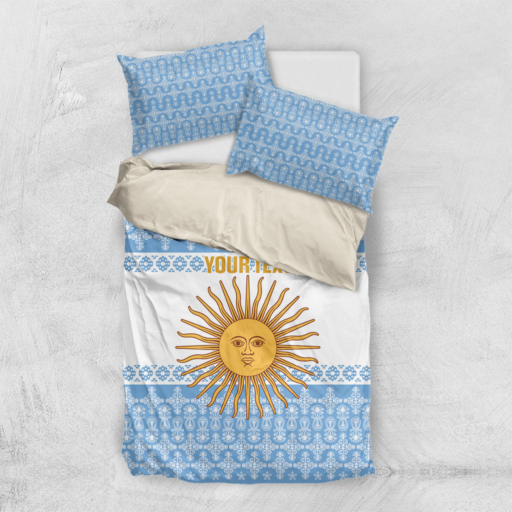 Argentina Rugby National Heritage Custom Bedding Set Gaucho Inspired