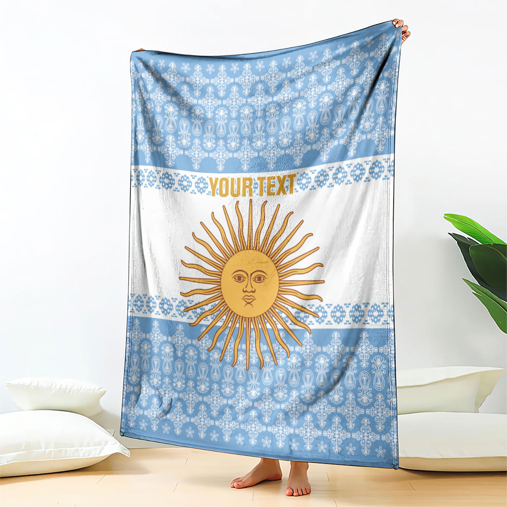 Argentina Rugby National Heritage Custom Blanket Gaucho Inspired