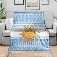 Argentina Rugby National Heritage Custom Blanket Gaucho Inspired