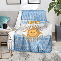 Argentina Rugby National Heritage Custom Blanket Gaucho Inspired