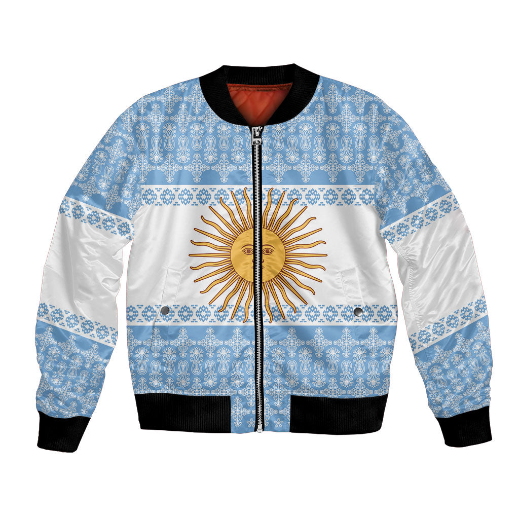 Argentina Rugby National Heritage Custom Bomber Jacket Gaucho Inspired