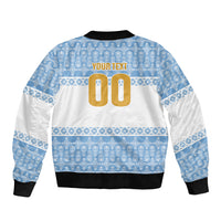 Argentina Rugby National Heritage Custom Bomber Jacket Gaucho Inspired