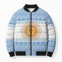 Argentina Rugby National Heritage Custom Bomber Puffer Jacket Gaucho Inspired