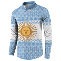 Argentina Rugby National Heritage Custom Button Sweatshirt Gaucho Inspired