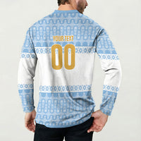 Argentina Rugby National Heritage Custom Button Sweatshirt Gaucho Inspired