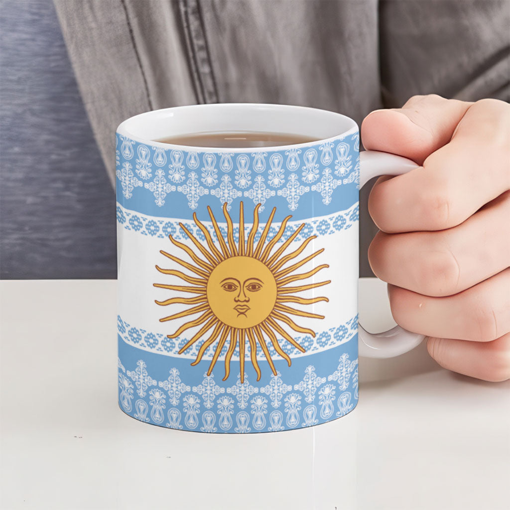 Argentina Rugby National Heritage Custom Ceramic Mug Gaucho Inspired