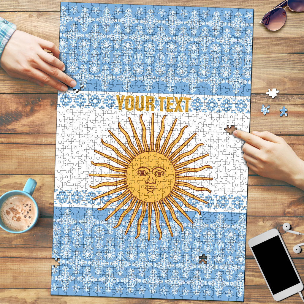 Argentina Rugby National Heritage Custom Puzzle Gaucho Inspired