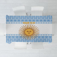 Argentina Rugby National Heritage Custom Tablecloth Gaucho Inspired