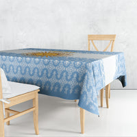 Argentina Rugby National Heritage Custom Tablecloth Gaucho Inspired