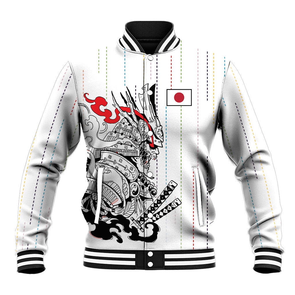 Japan Rugby National Heritage Custom Baseball Jacket Traditional Sashiko Inspired