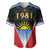 Antigua and Barbuda 1981 Baseball Jersey Each Endeavouring All Achieving LT9 - Wonder Print Shop