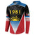 Antigua and Barbuda 1981 Button Sweatshirt Each Endeavouring All Achieving LT9 - Wonder Print Shop