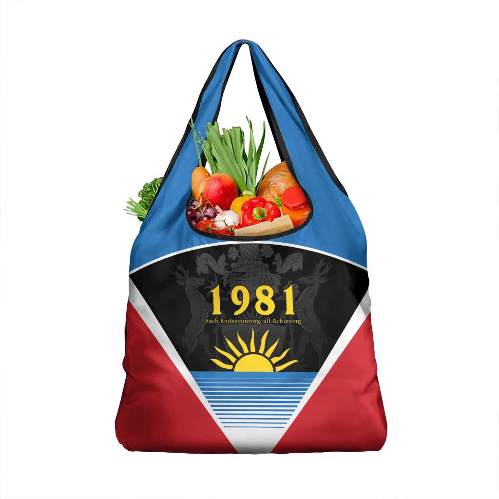 Antigua and Barbuda 1981 Grocery Bag Each Endeavouring All Achieving