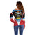 Antigua and Barbuda 1981 Off Shoulder Sweater Each Endeavouring All Achieving - Wonder Print Shop