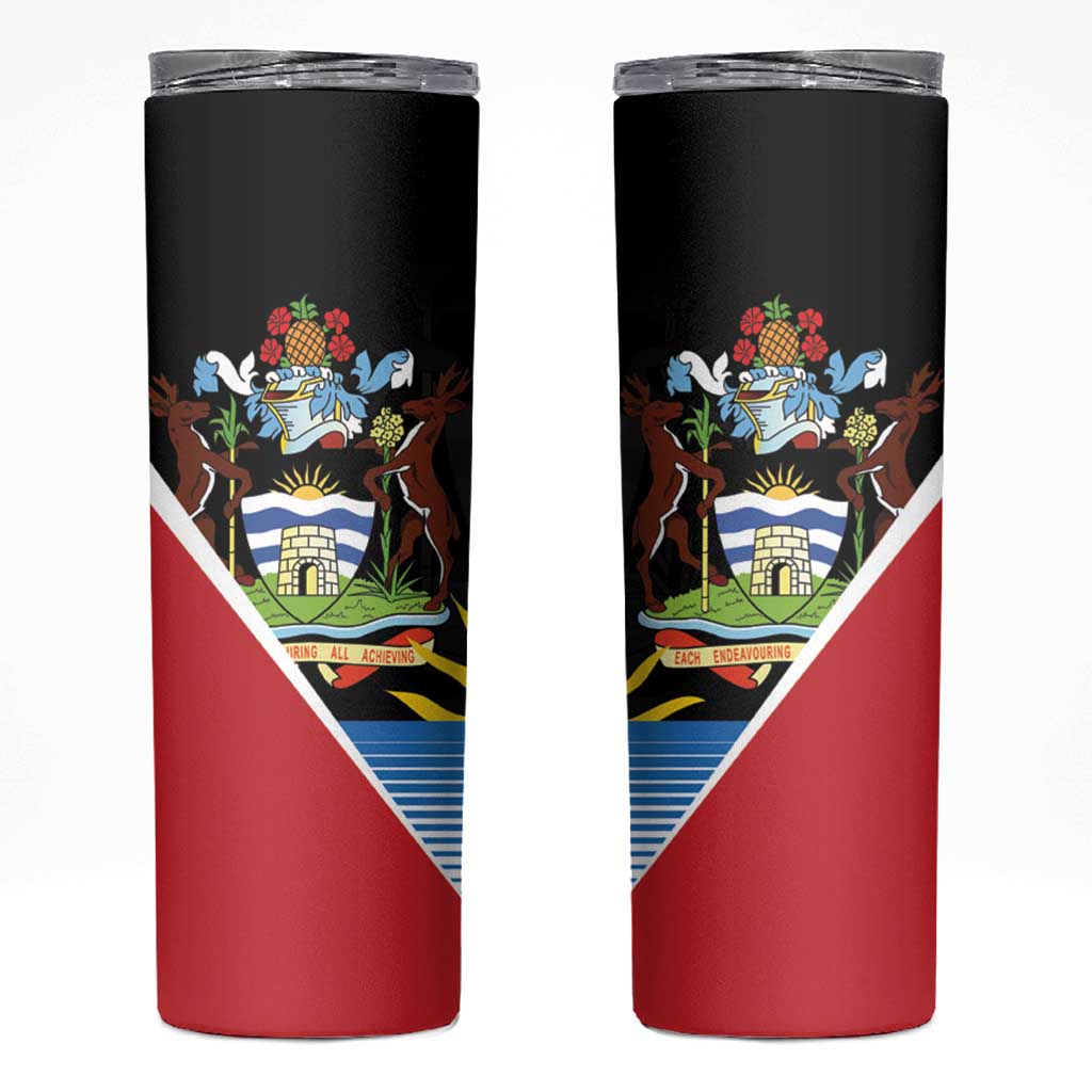 Antigua and Barbuda 1981 Skinny Tumbler Each Endeavouring All Achieving - Wonder Print Shop