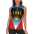 Antigua and Barbuda 1981 Women Sleeveless Polo Shirt Each Endeavouring All Achieving - Wonder Print Shop