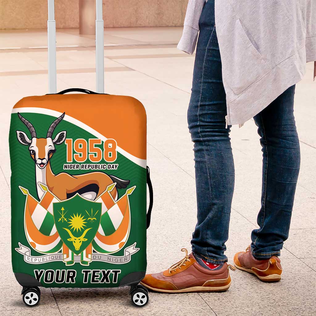 Niger Republic Day Personalized Luggage Cover Fraternite Travail Progres