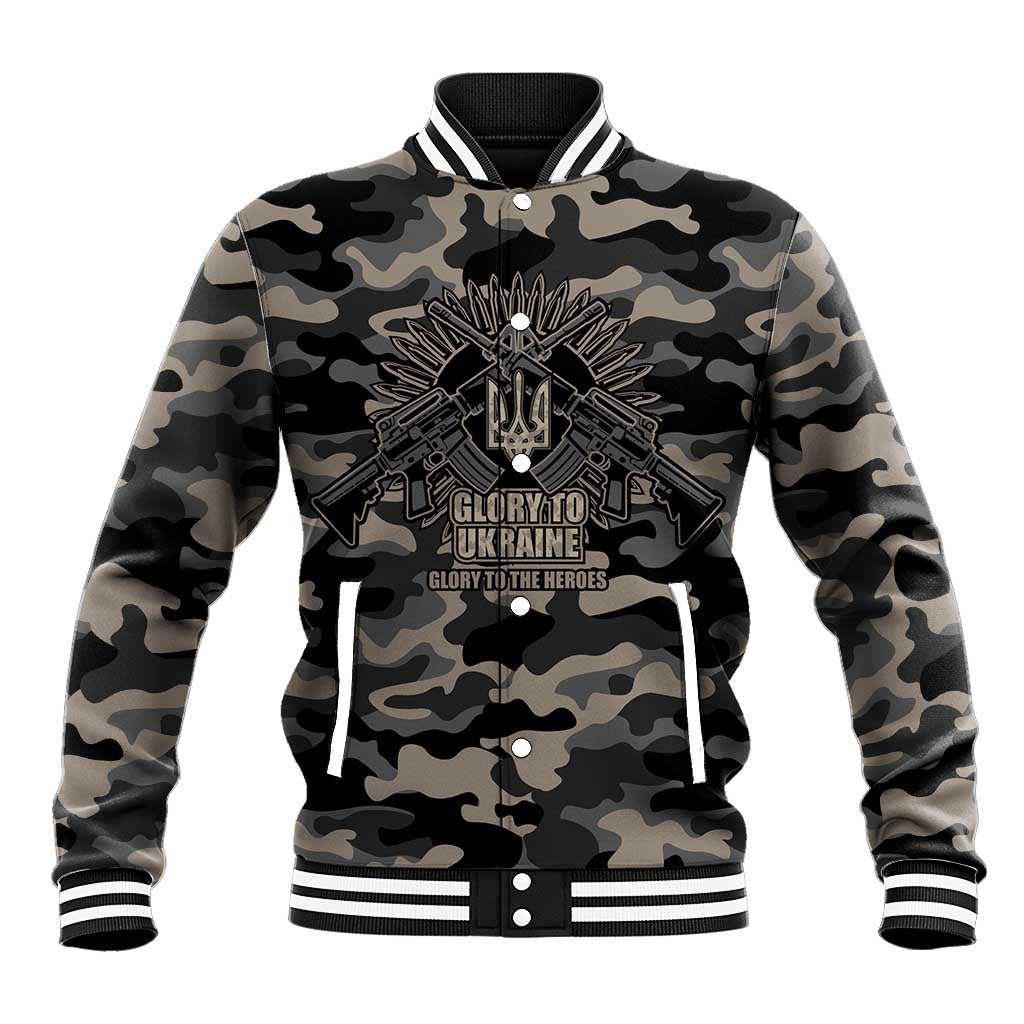 Glory to Ukraine Baseball Jacket Glory to the Heroes