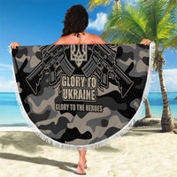 Glory to Ukraine Beach Blanket Glory to the Heroes