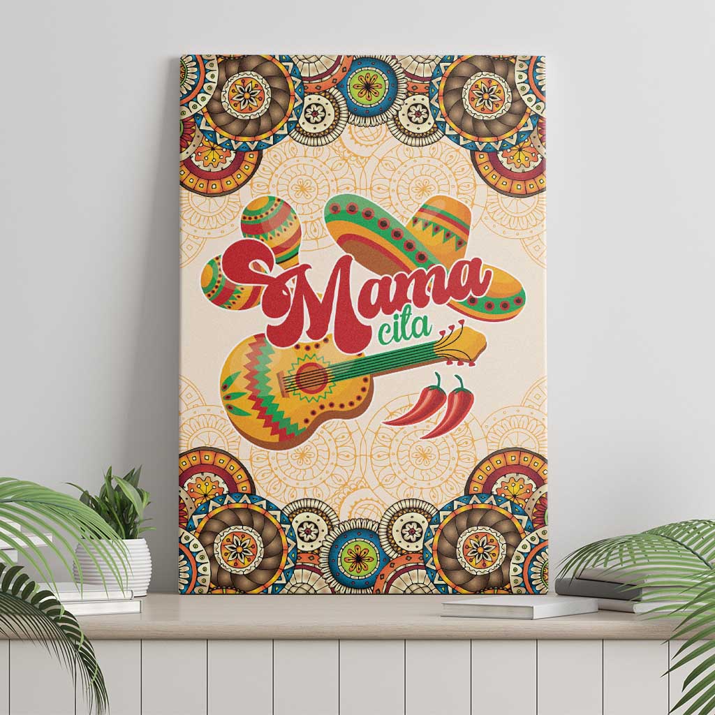 Mamacita Cinco De Mayo Spirit Canvas Wall Art