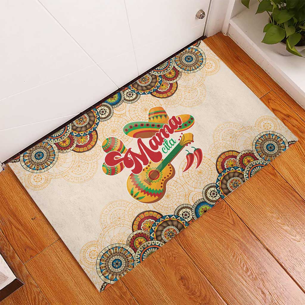 Mamacita Cinco De Mayo Spirit Rubber Doormat