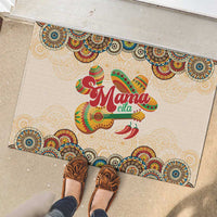 Mamacita Cinco De Mayo Spirit Rubber Doormat