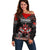 Canada National Aboriginal Day Off Shoulder Sweater Indigenous Art Stylization - Wonder Print Shop