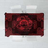 Personalized Denbighshire Sir Ddinbych Tablecloth Red Gatehouse Denbigh Castle Celtic-inspired - Wonder Print Shop