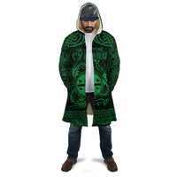 Personalized Flintshire Sir y Fflint Cloak Green Four Choughs Celtic-inspired - Wonder Print Shop