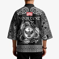 Personalized Glamorgan Morgannwg Kimono Black Raven Celtic-inspired - Wonder Print Shop